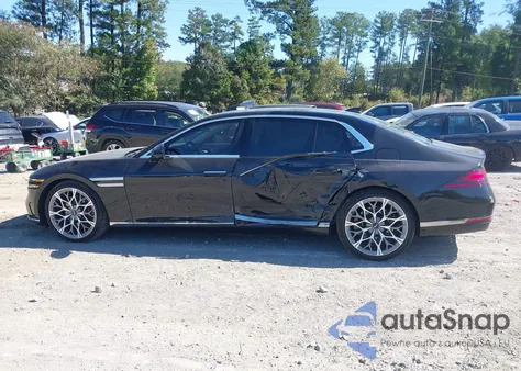 2024 Genesis G90 3.5T E-Sc Awd z USA, uszkodzony, nr VIN KMTFC4SD9RU041517